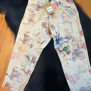 Magnolia Pearl Pink and Cream Patchwork Pants